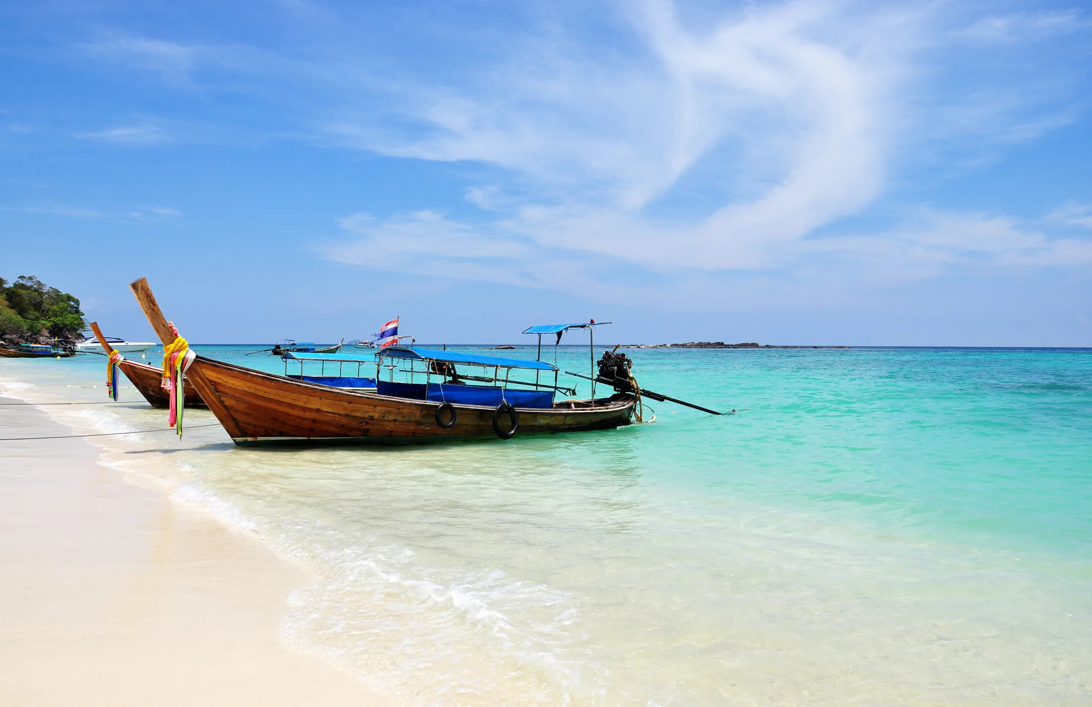 Tropical beach near Hua Hin, Thailand