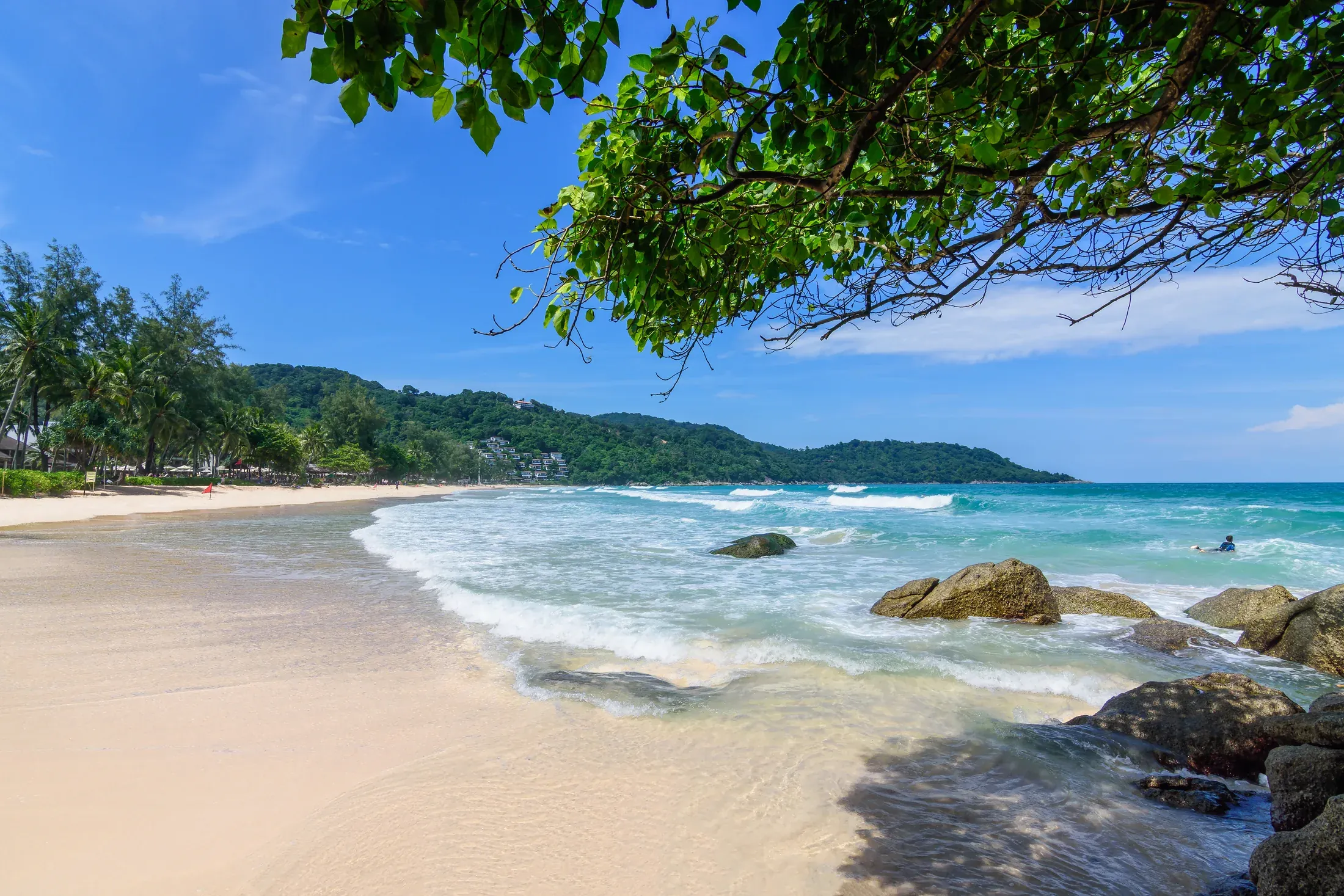 Quiet beach in Khao Lak, Thailand