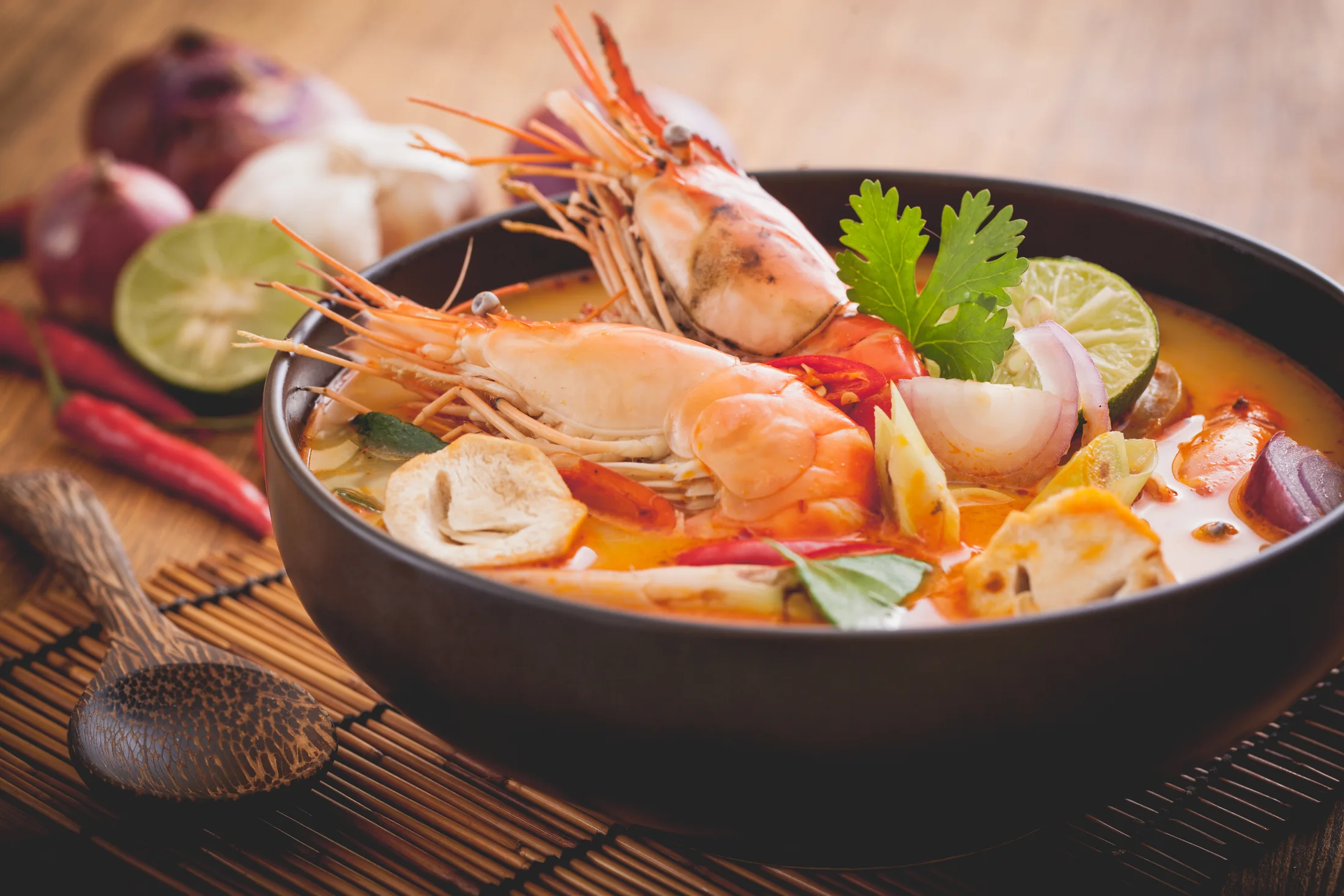 A selection of regional Thai dishes