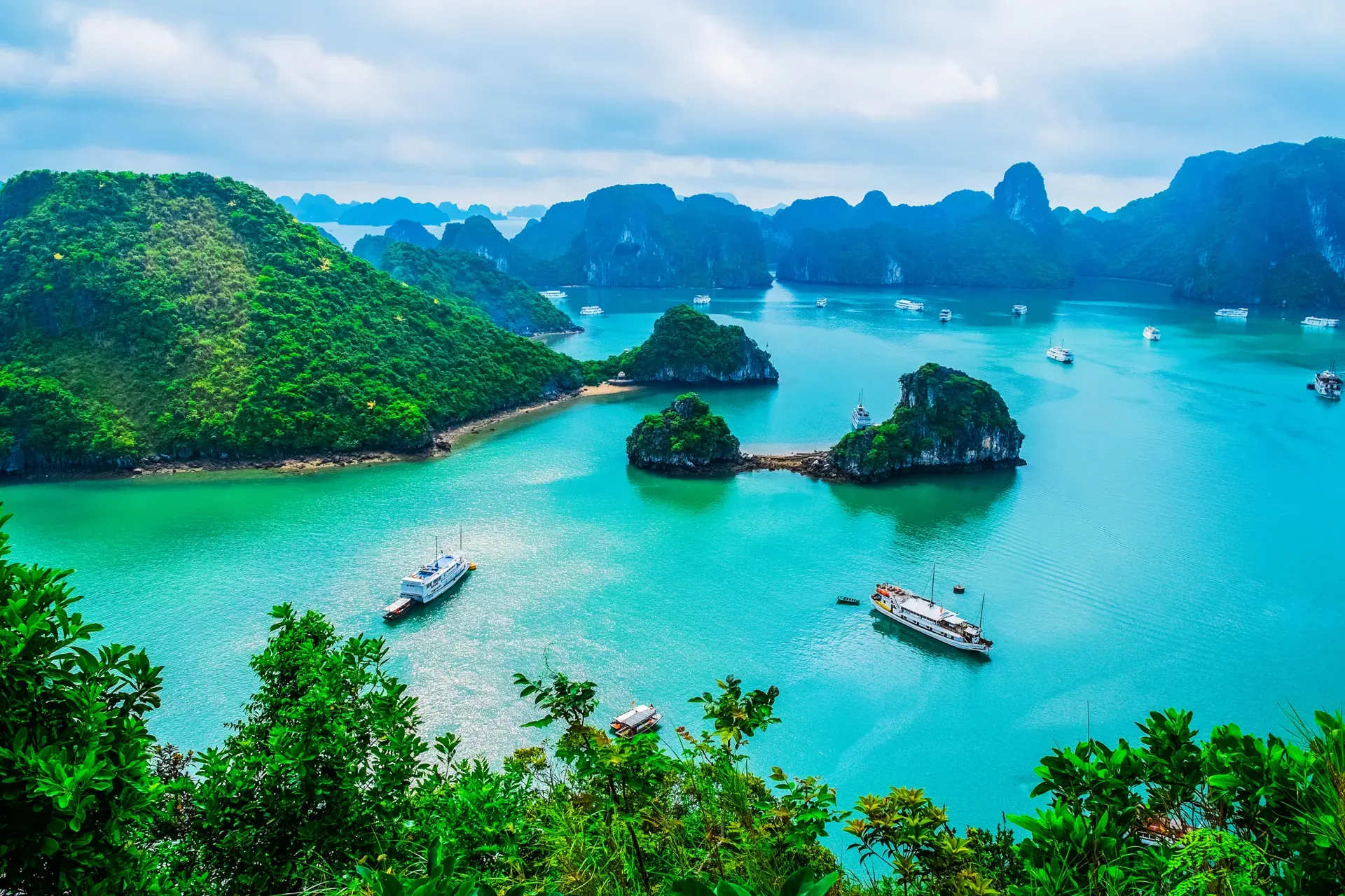 Limestone landscapes in northern Vietnam